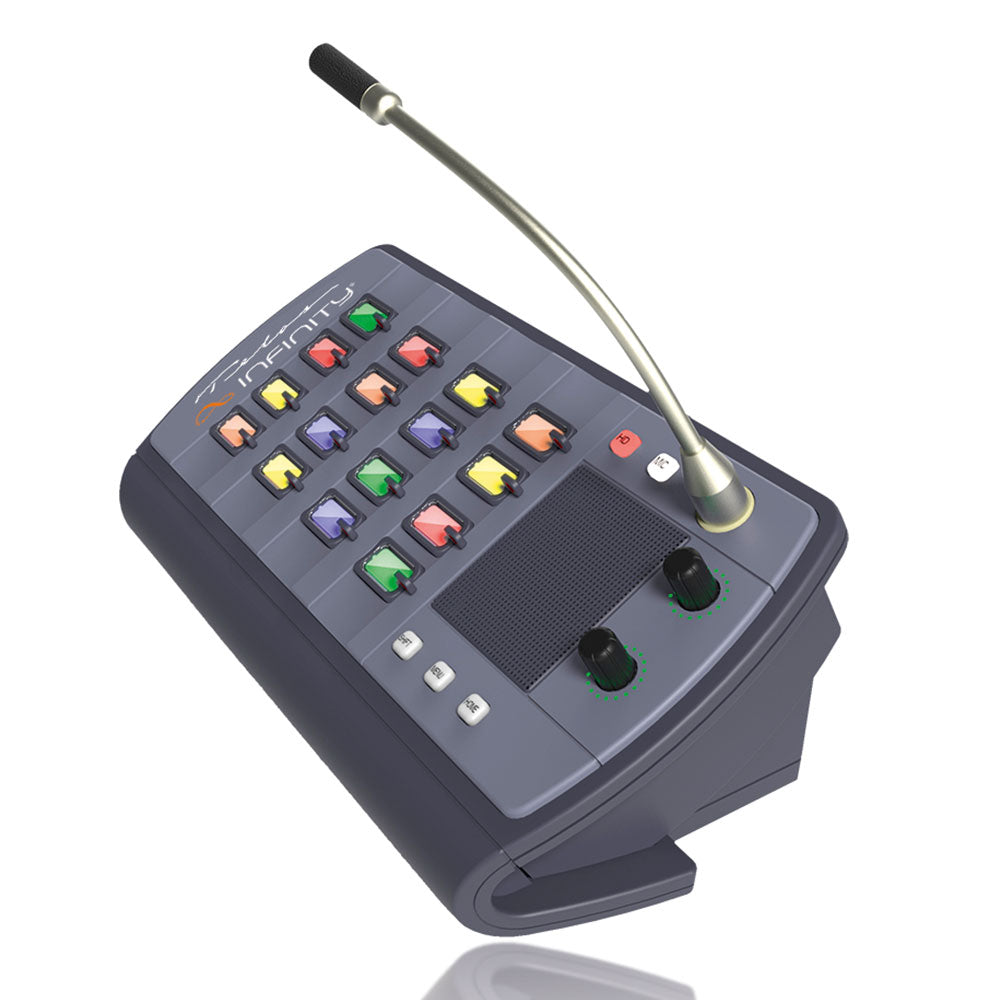 Telos 2001-00532-000 Infinity INF-DS-16B - 16 Key Intercom Master Desktop Station Base Version