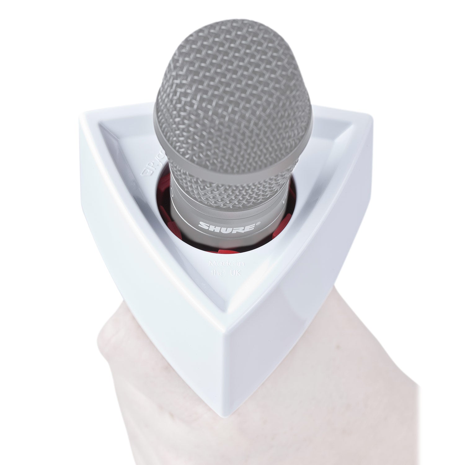 Rycote 76329 Triangular White Mic Flag