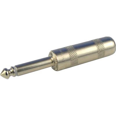 Switchcraft 280 1/4" 2-Conductor Male Phone Plug Connector - Solder Type