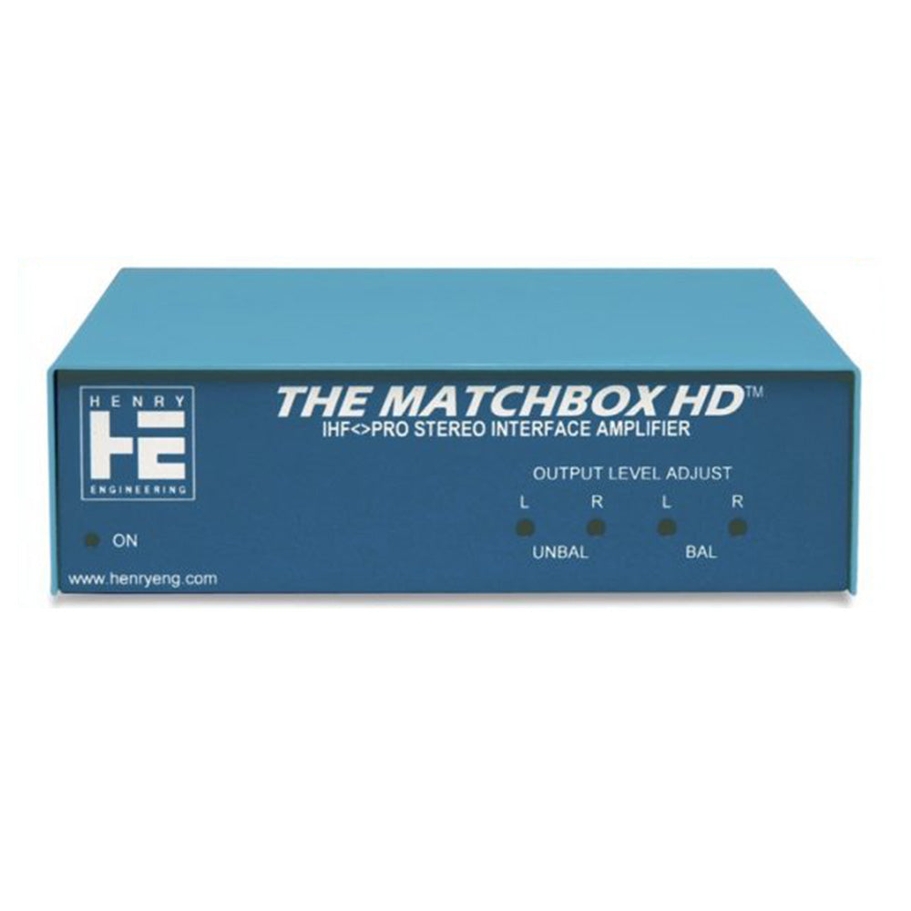 Henry Engineering Matchbox HD - Stereo Level Matching Interface/Amplifier