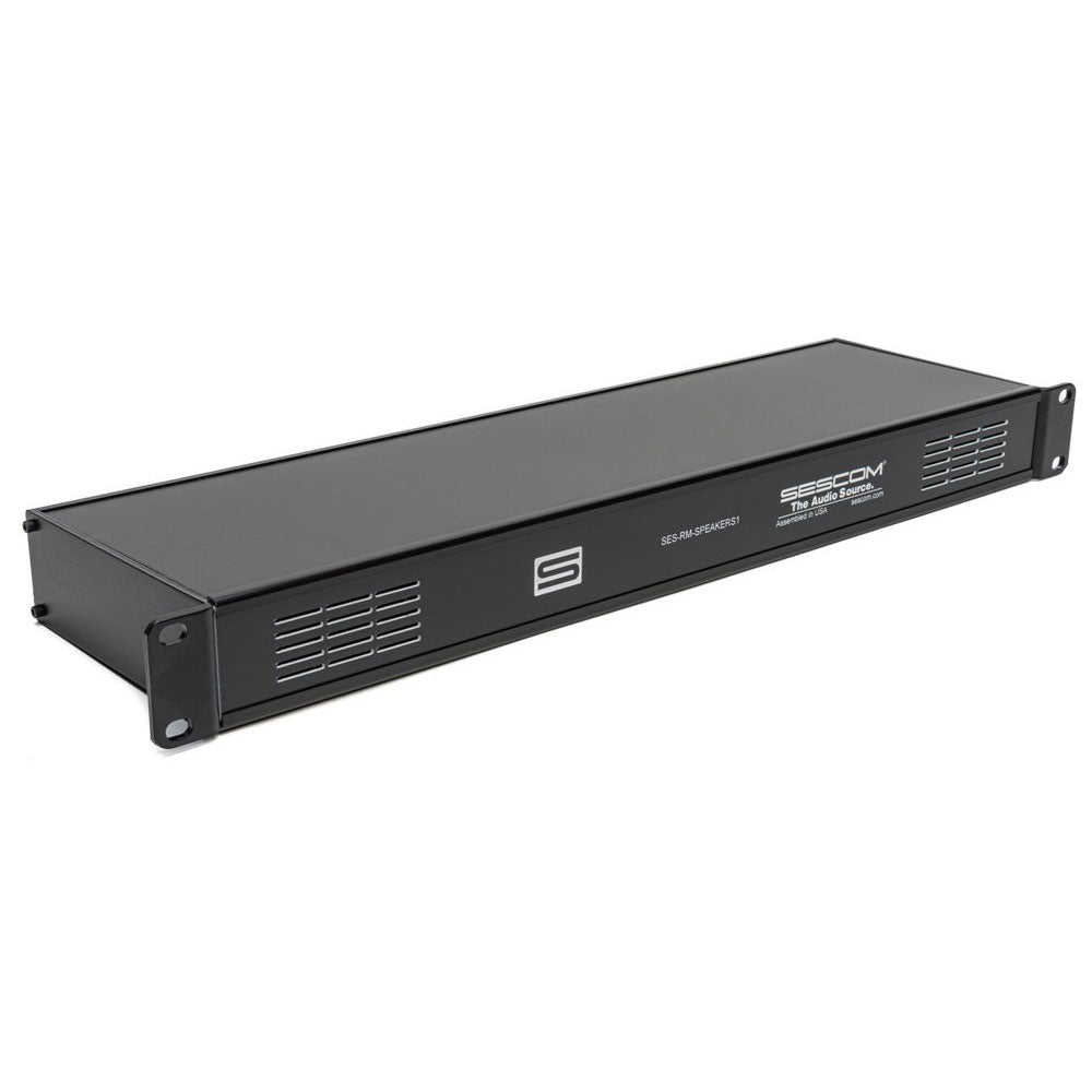 Sescom SES-RM-SPEAKERS1 - Passive 1RU Rack Mount Stereo Speaker System