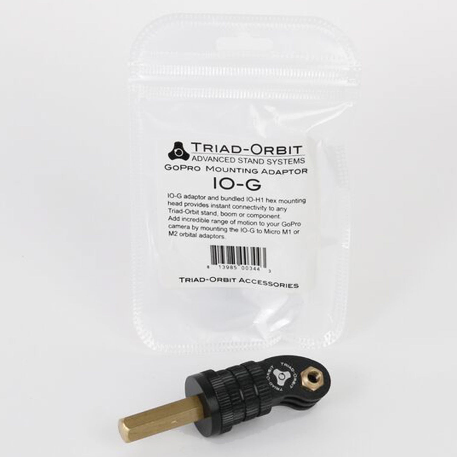 Triad-Orbit IO-G GoPro Mount for IO Quick Change Couplers
