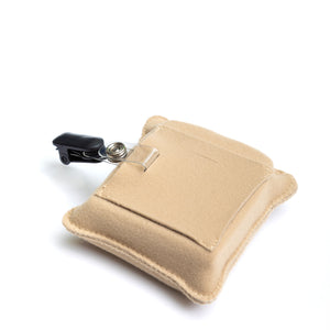 Viviana Belt Puffy Pouch - Wireless Transmitter Holder (Small / Brown)