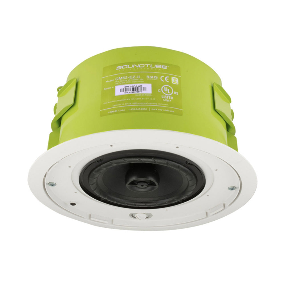 Soundtube CM62-EZ-II-WH - Two-Way 6.5-Inch In-Ceiling Loudspeaker (White)