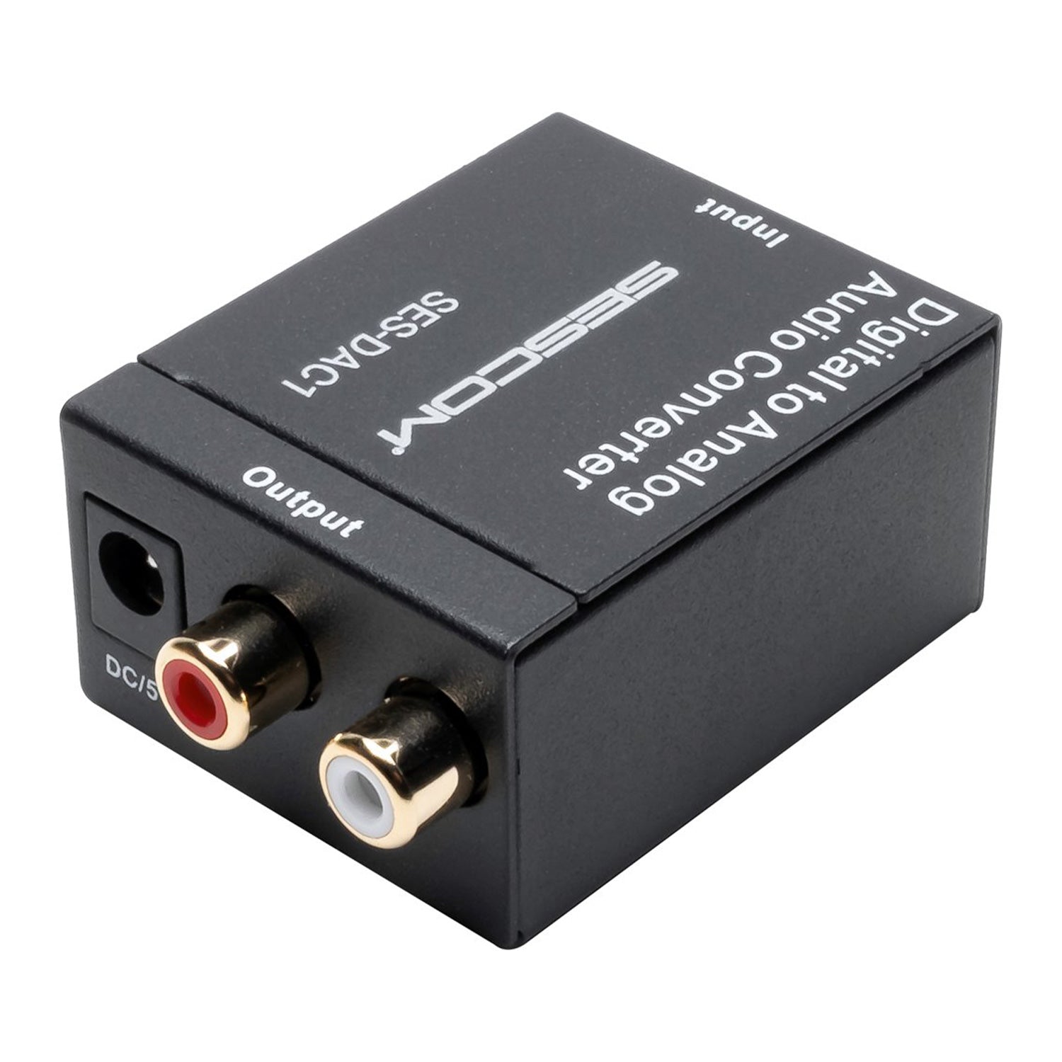 Sescom SES-DAC1 - Stereo Coaxial or TOSLink to RCA Analog Converter