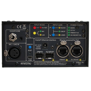 Glensound MinFerno - Single Commentator's Box For Dante Audio Networks (No Talkback)
