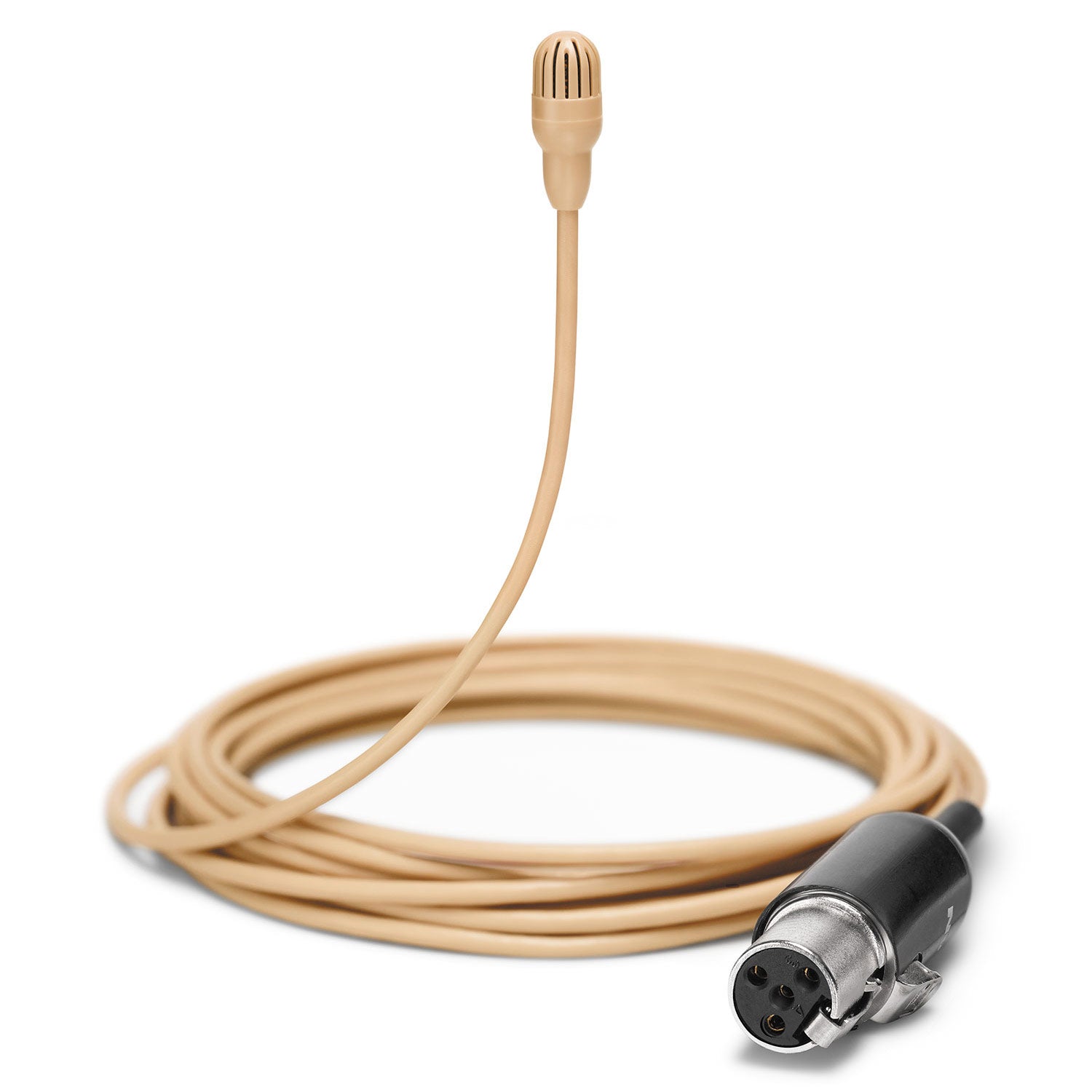 Shure TwinPlex TL47T/O-MTQG-A Subminiature Lavalier Microphone (Low Sens, MTQG, Tan)