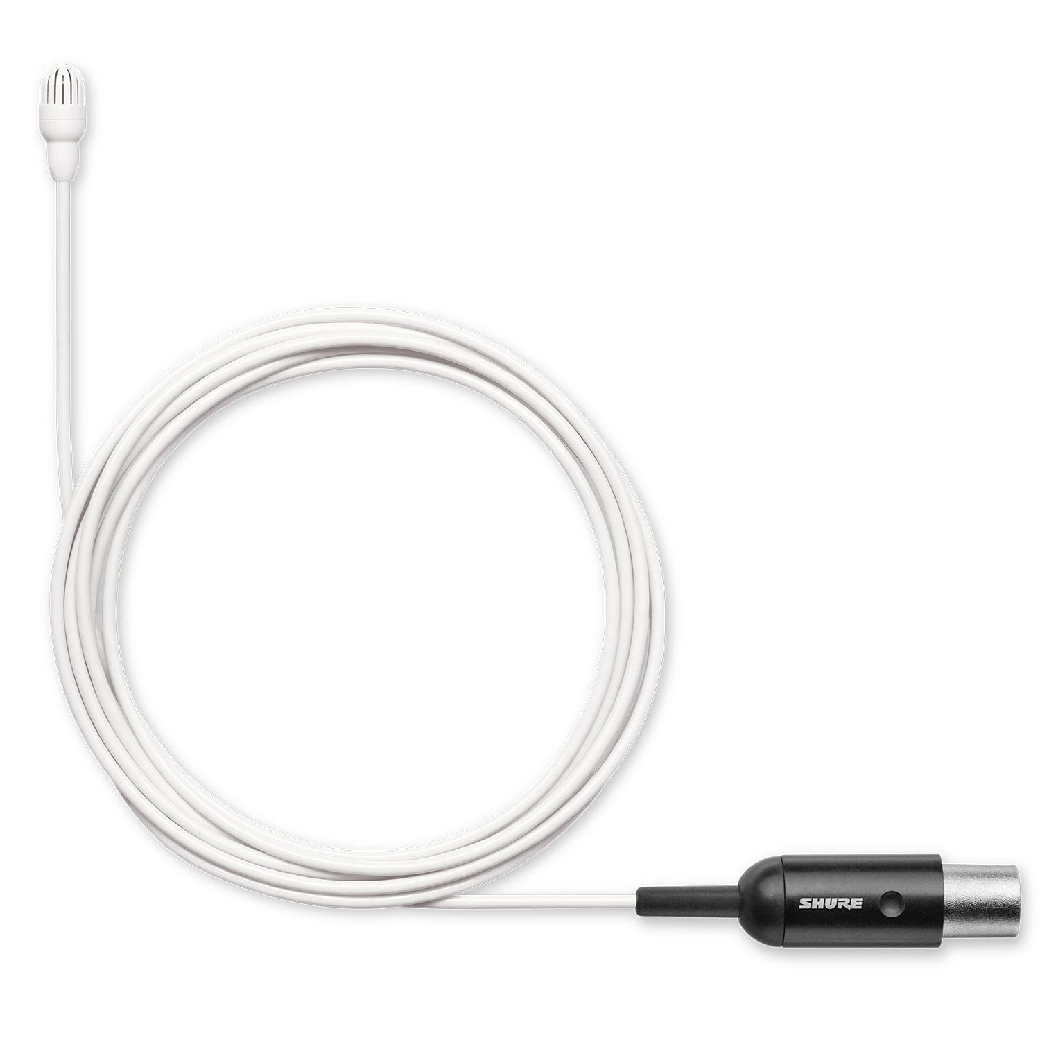 Shure TwinPlex TL47W/O-MTQG-A Subminiature Lavalier Microphone (Low Sens, MTQG, White)