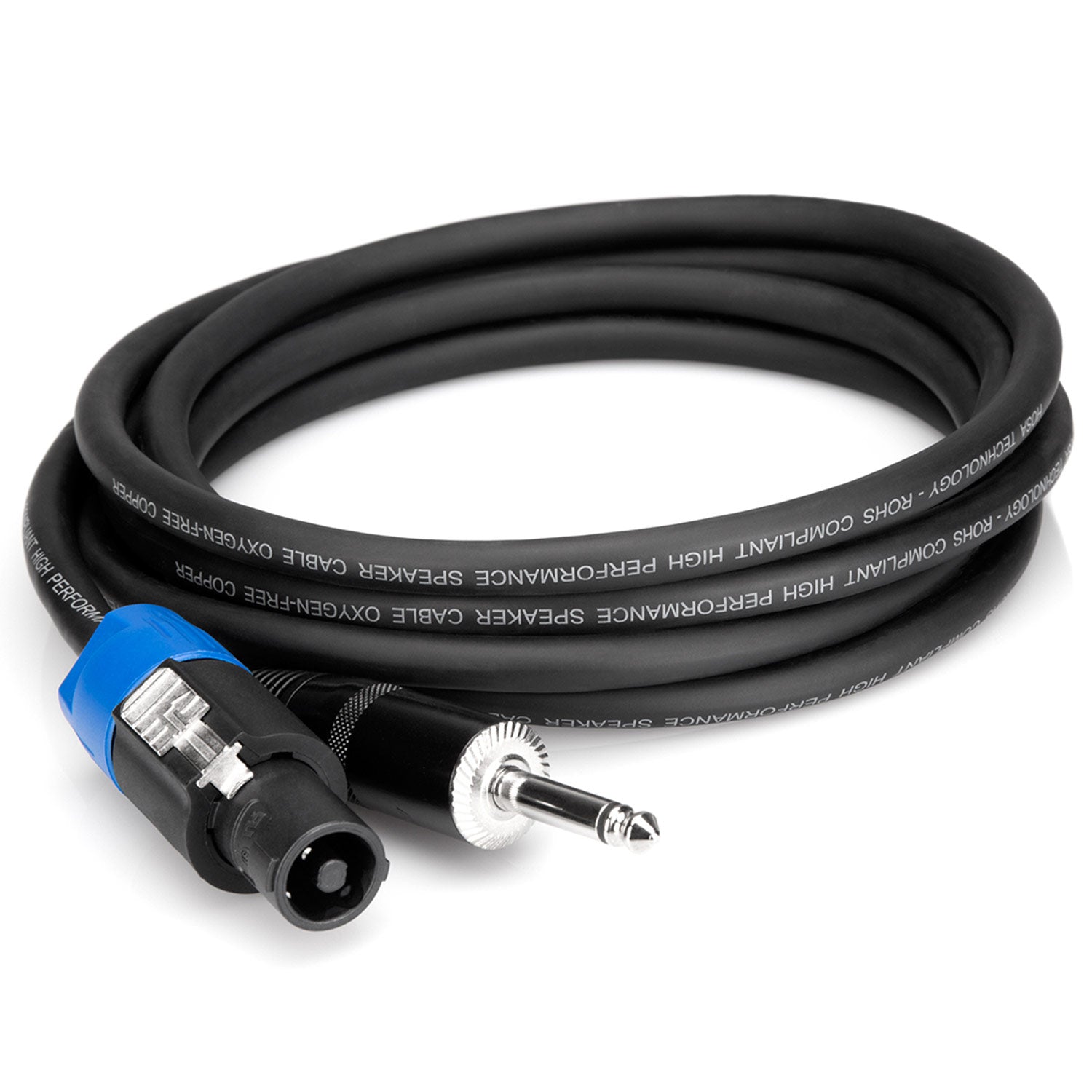 Hosa SKT-430Q Pro Speaker Cable, REAN Loudspeaker to 1/4 inch TS, 30 feet