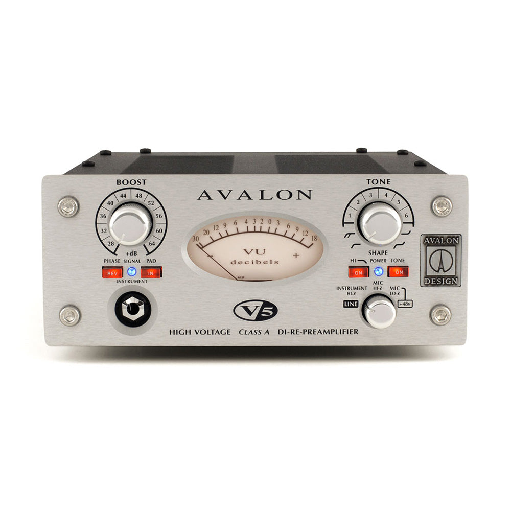 Avalon V5 Single Channel Class A Microphone/Line Preamp with DI