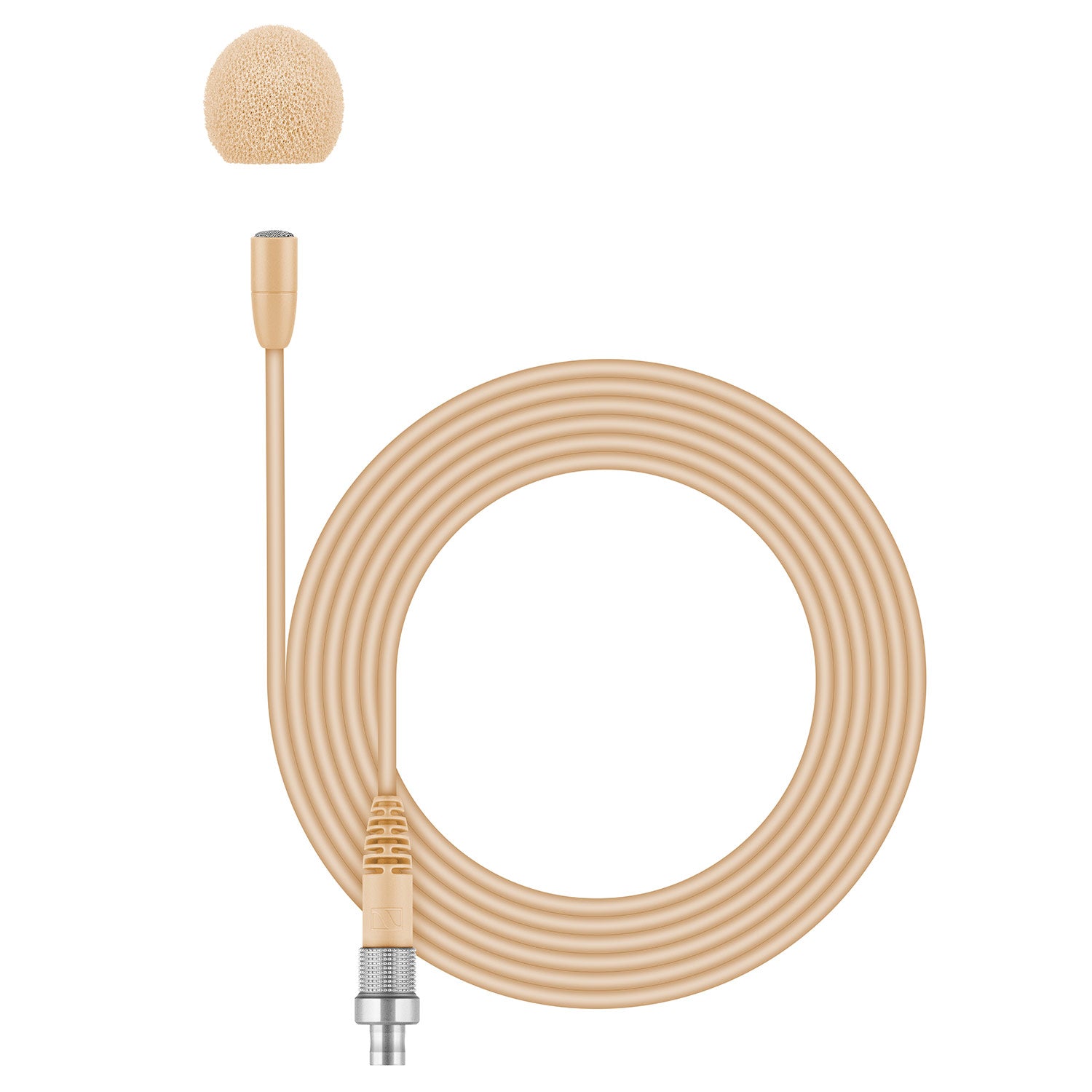 Sennheiser MKE Essential Omni Lavalier Microphone (Beige with 3-Pin Lemo)