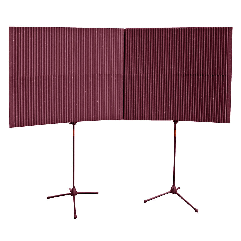 Auralex MAX Wall 420 20x48 Inch Panel Kit (Burgundy, Set of 4)