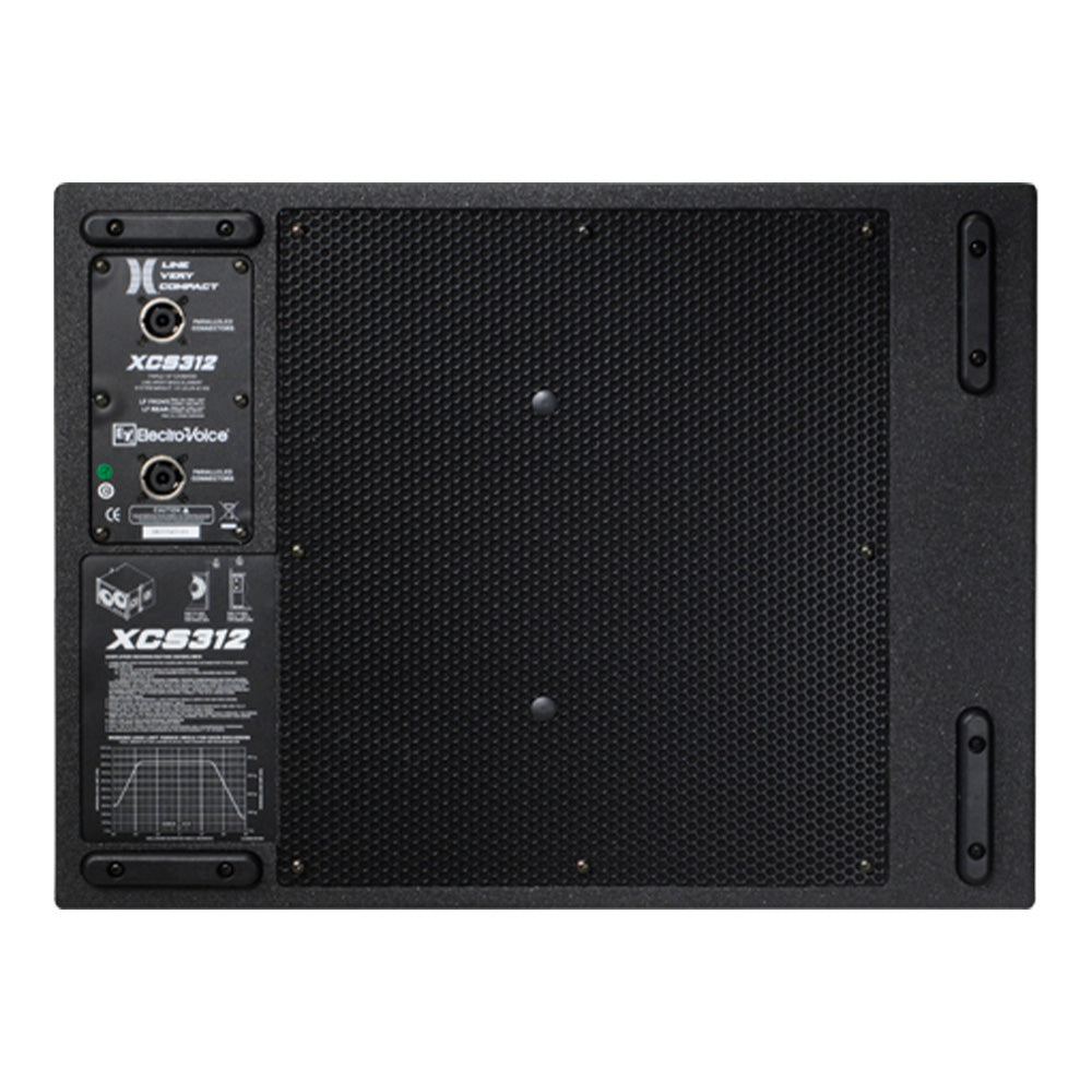 Electro-Voice XCS312-FGB - Triple 12-Inch Cardioid Line Array Subwoofer (Black / Fiberglass)