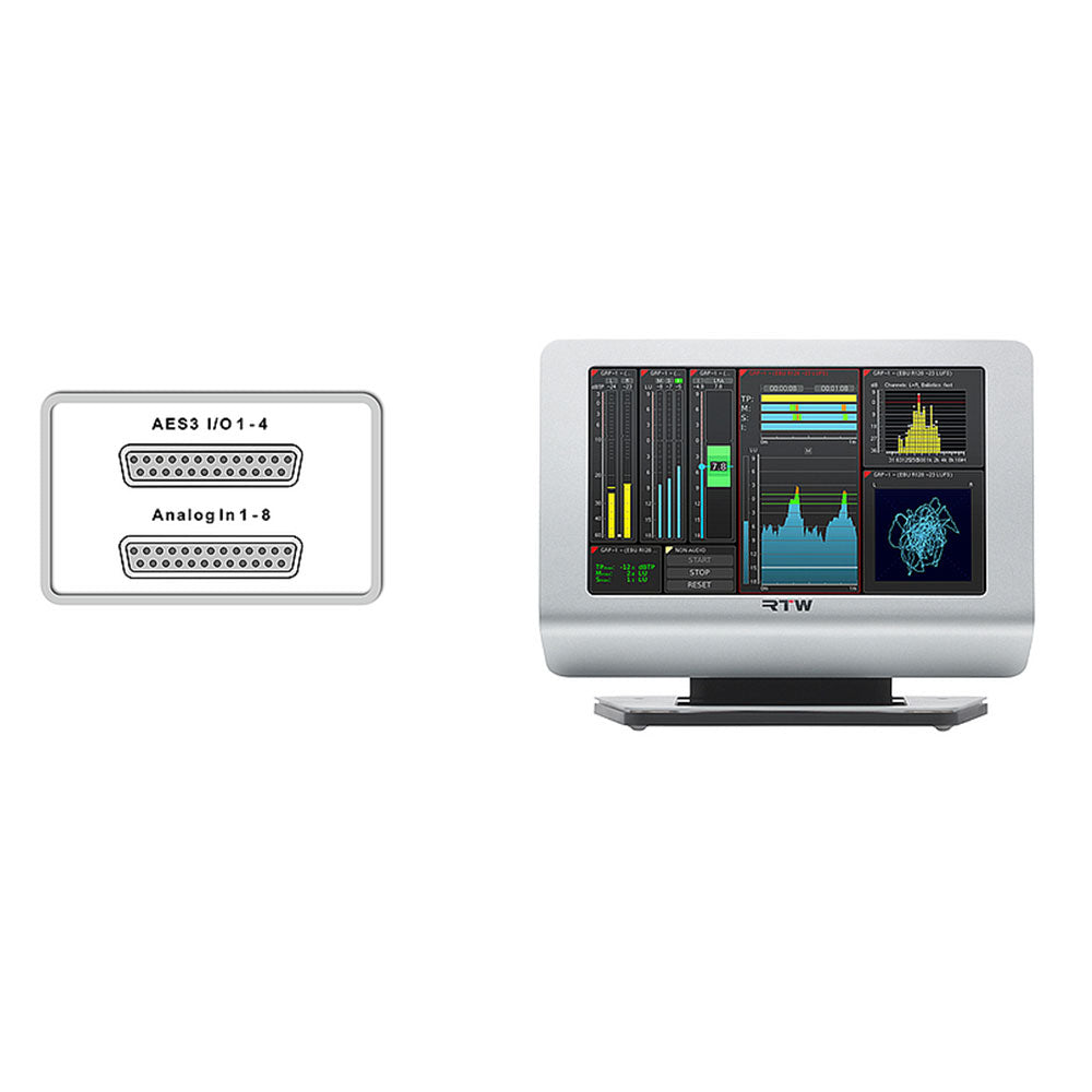 RTW TM7-Studio - Desktop Loudness Monitor with Analog and AES I/O