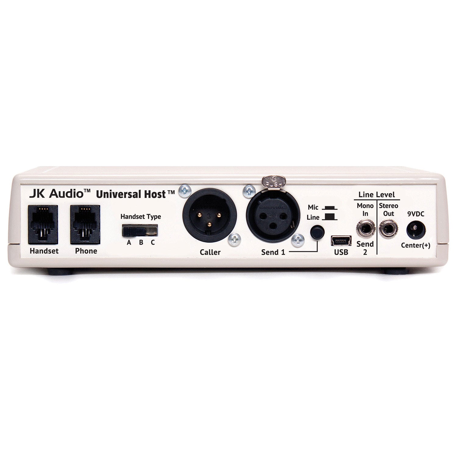 JK Audio U-Host Universal Host Desktop Digital Hybrid for IP or PBX Telephones
