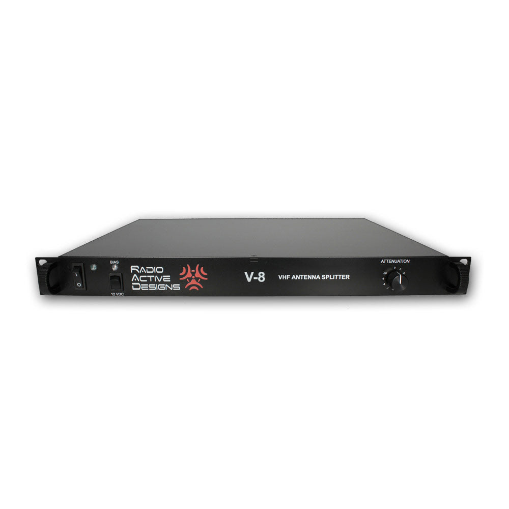Radio Active Designs V-8 VHF Antenna Splitter for UV-1G Intercom (BNC Outputs)