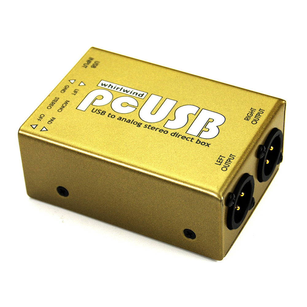 Whirlwind PCUSB Stereo USB Direct Box