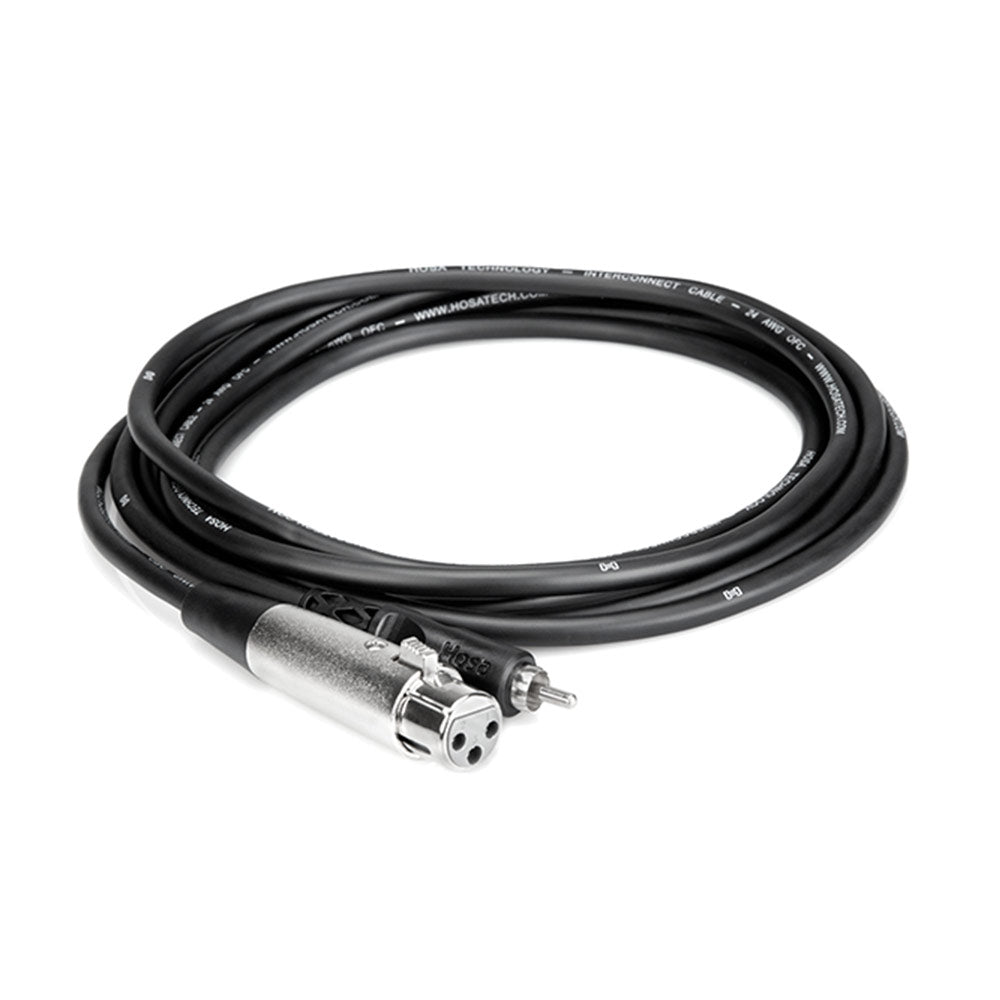 Hosa XRF-115 Female XLR to RCA 15 feet cable