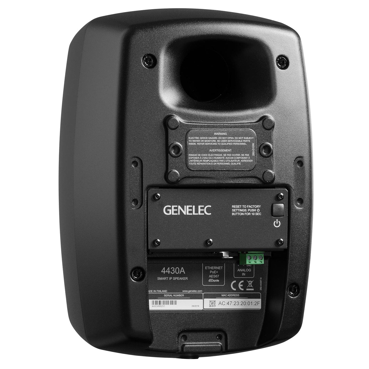 Genelec 4430A 5-Inch Smart IP Installation Speaker (Mystic Black)