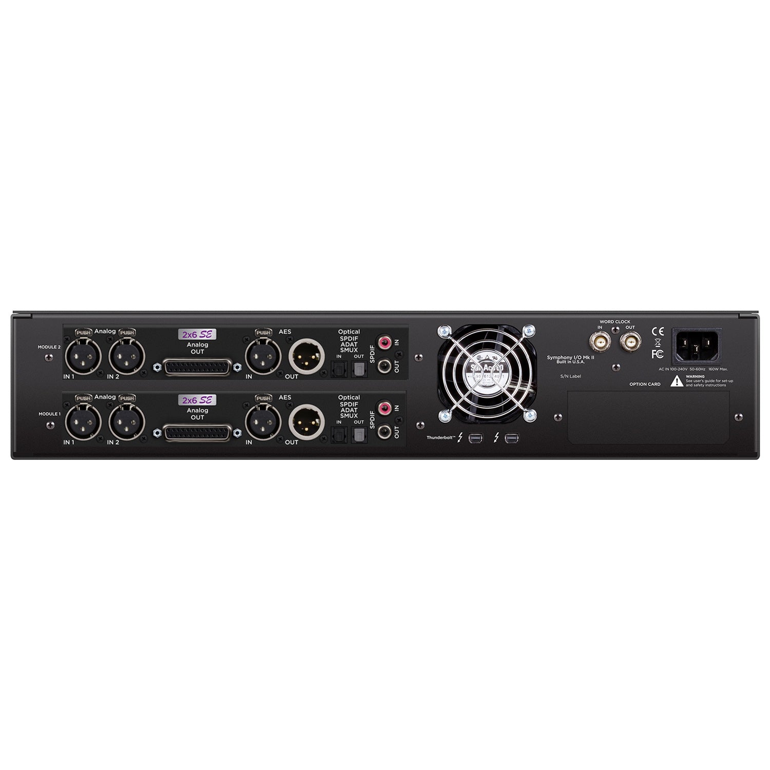 Apogee Symphony I/O MkII SE - Flagship Audio Interface (Thunderbolt / 2 x 2x6 Analog)