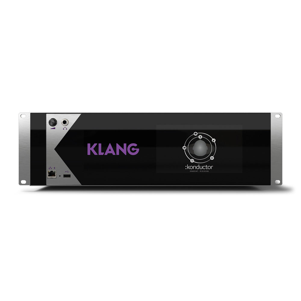 KLANG konductor - 128-Input 16-Mix Immersive Monitor Processor