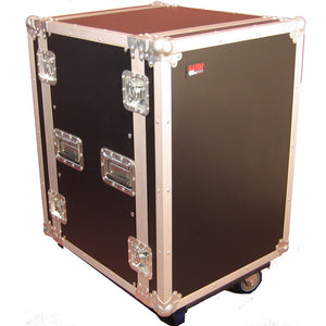 Gator G-TOUR 16U CAST ATA Style 16U Rack Road Case with Locking Caster Board