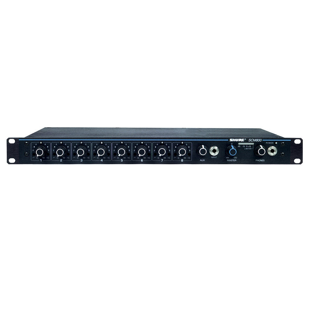 Shure SCM800 8-Channel Microphone / Line Level Mixer