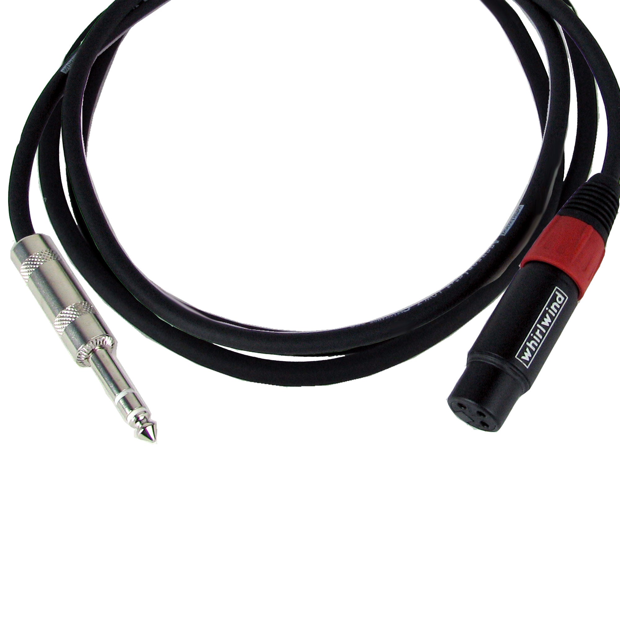 Whirlwind STF06 Balanced XLR Female to 1/4" TRS Cable (6 Foot)