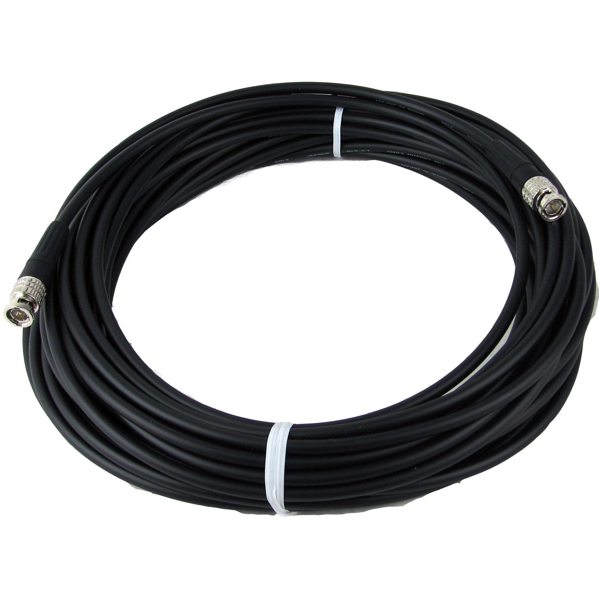 Canare VAC055F-BLK Black BNC Video Patch Cord - 55 Feet