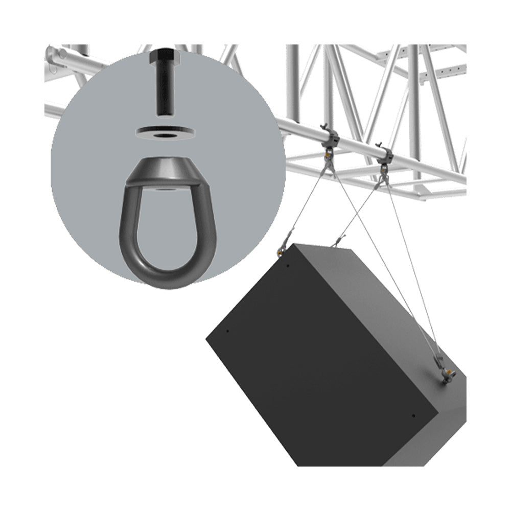 Adaptive Technologies MC-EN-KT - Truss Clamp to Eyenut Kit for MC-030 (Black)