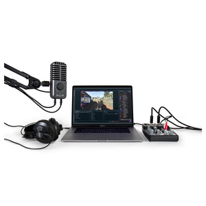 IK Multimedia iRig Stream Mic Pro - USB Microphone for Podcasting or Streaming