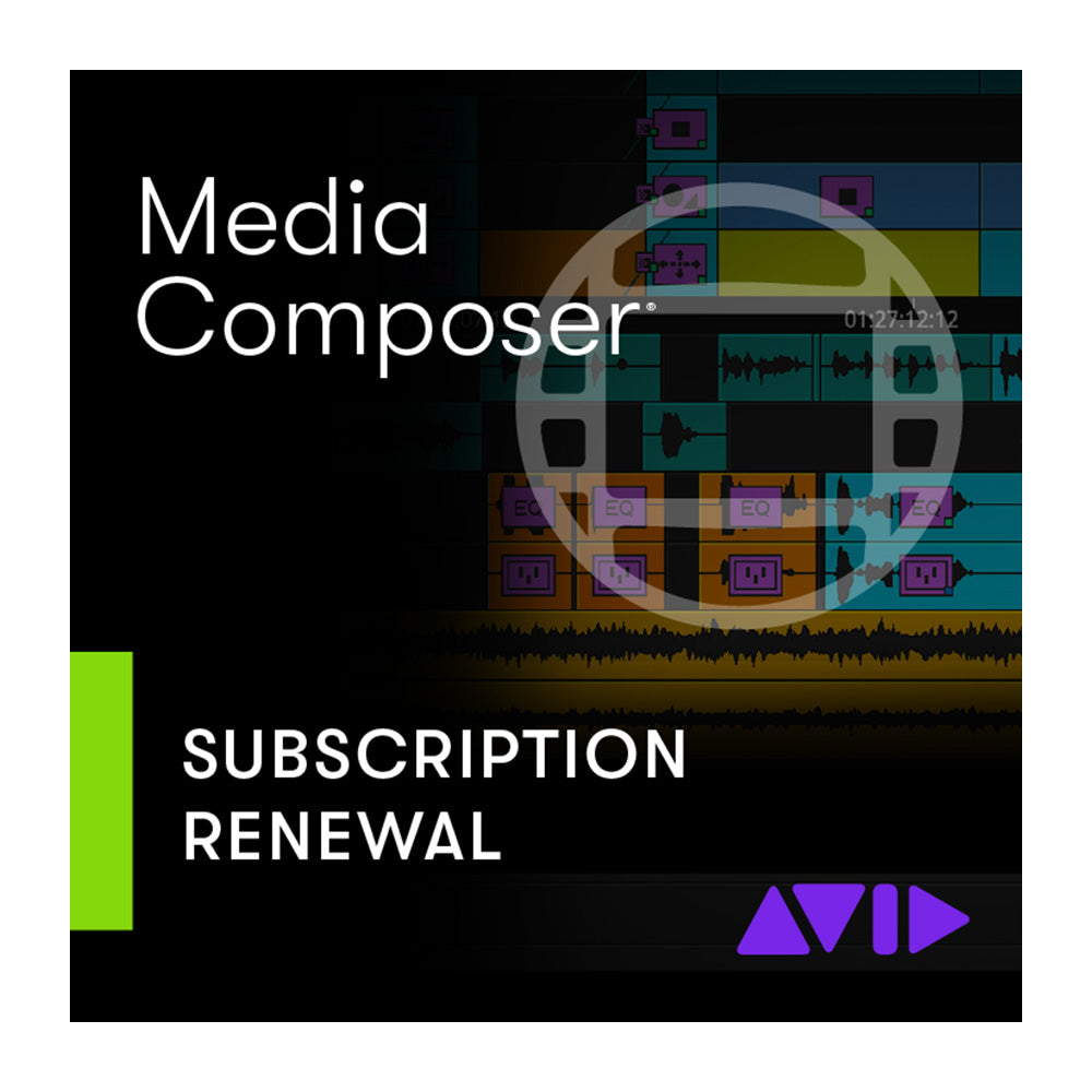 Avid Media Composer - Video Editing Software (Annual Subscription Renewal)