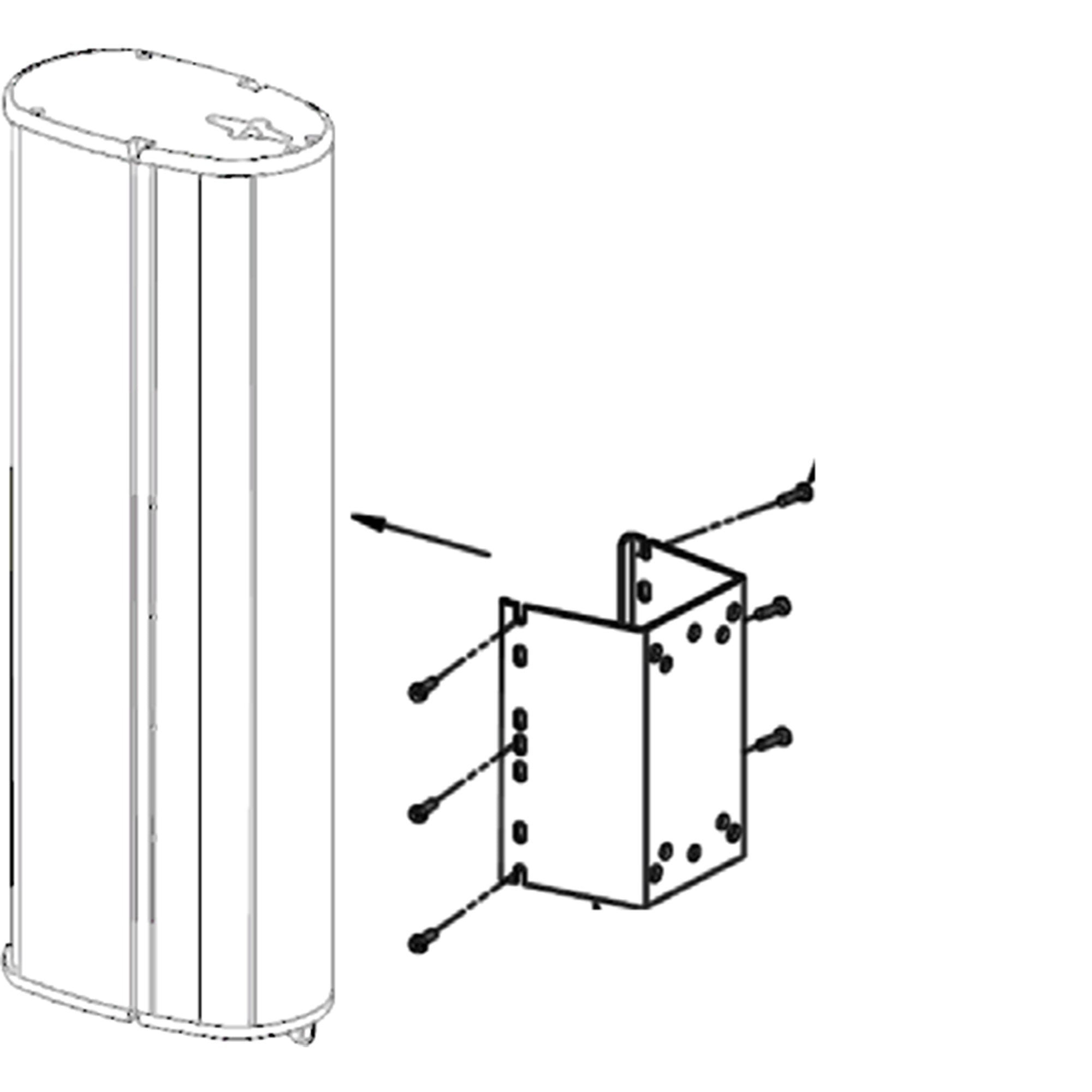 Biamp E200-UMK - Universal Mounting Kit for Entasys Series (White)