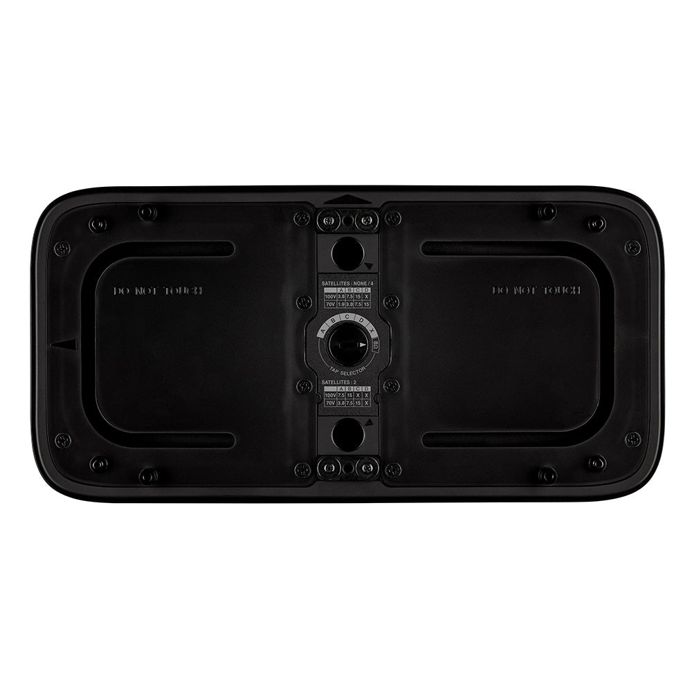 Yamaha VXS3SB Surface or Flush Mount Install Subwoofer (Black)