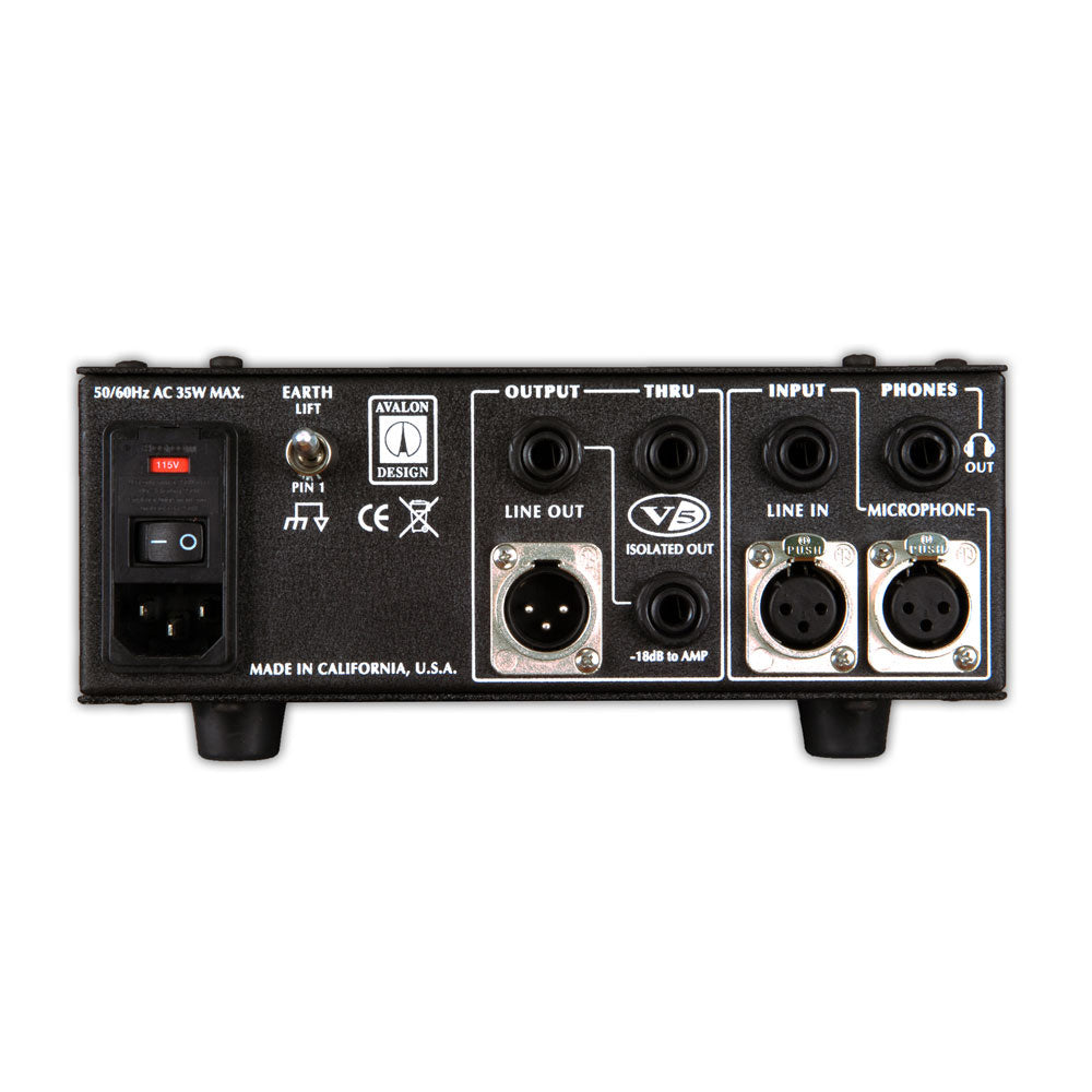 Avalon V5 Single Channel Class A Microphone/Line Preamp with DI