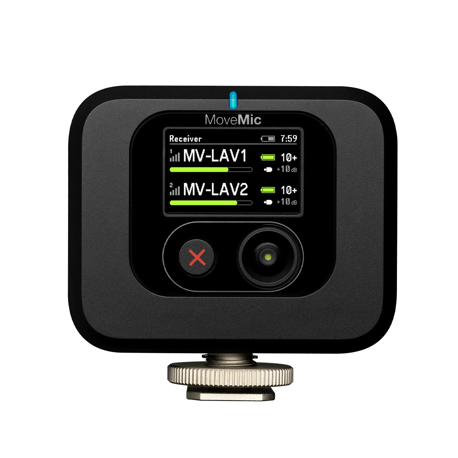 Shure MoveMic Receiver - Portable Camera Mount Receiver for MoveMic System