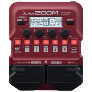 Zoom B1 Four - Bass Multi-Effect Processor