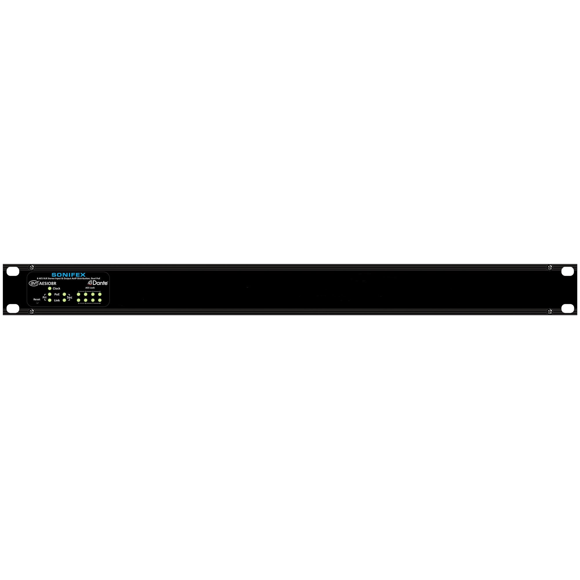 Sonifex AVN-AESIO8R 8 AES3 Input, 8 AES3 Output Dual Dante Interface, PoE