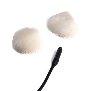 Rycote 75552 Overcover Pack (6 Fur Discs / 30 Stickies) - White