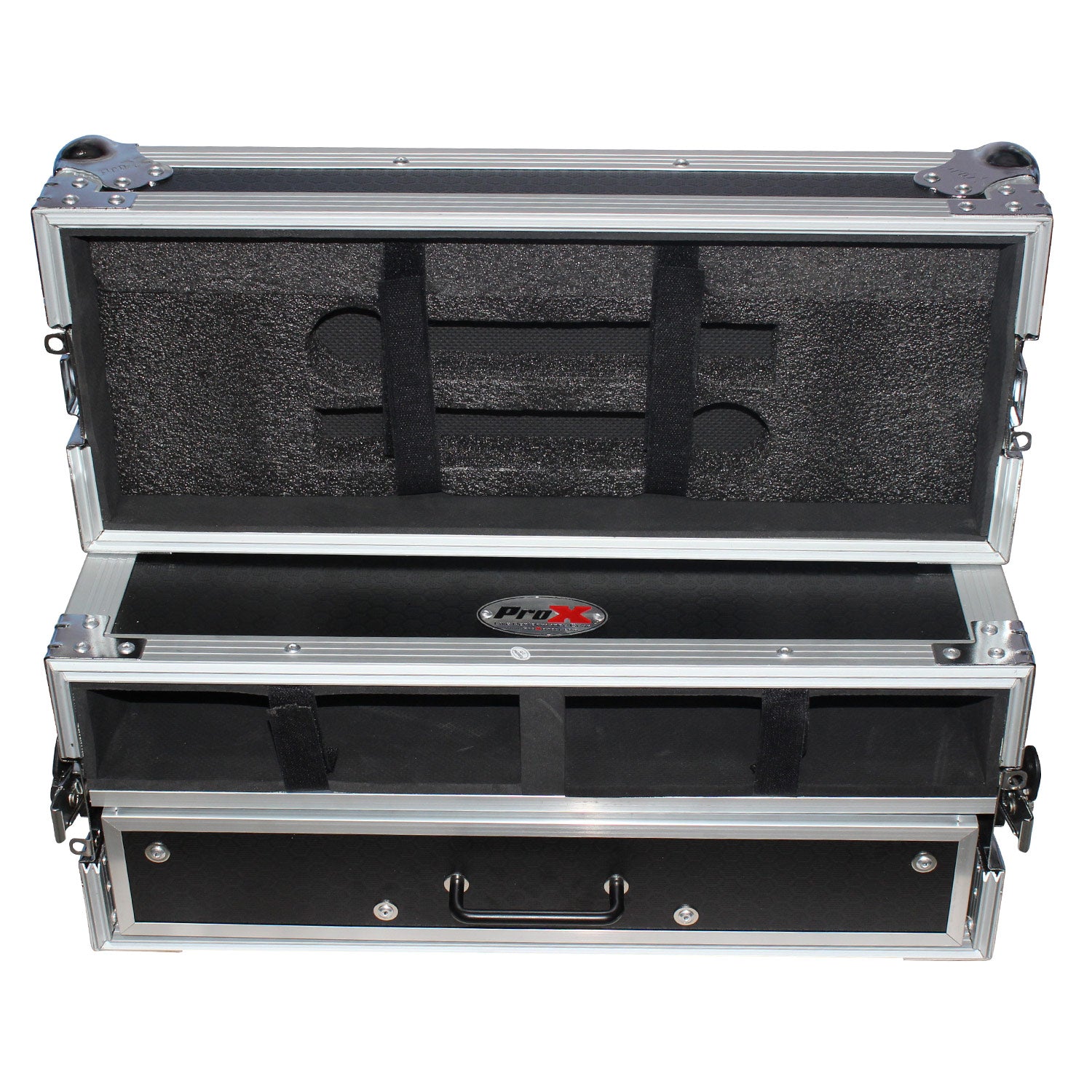 ProX XS-2WM2DR - 2X Wireless Microphone Case With 2U Rack Drawer