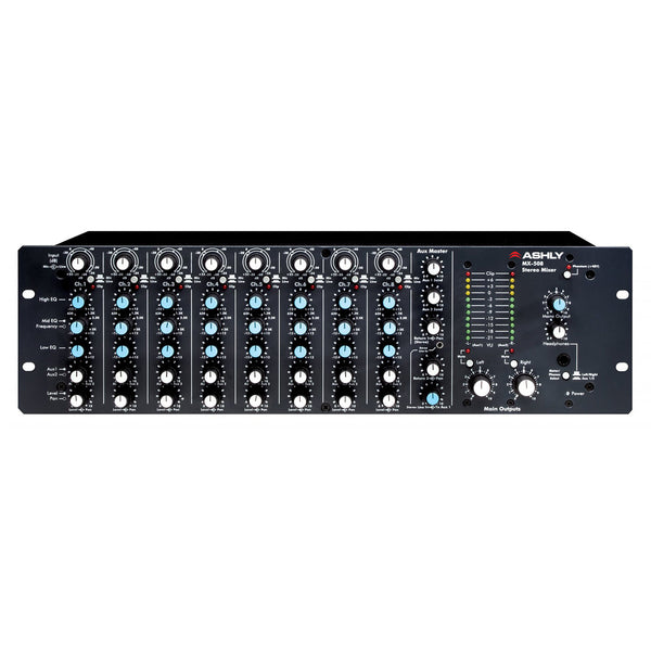 Ashly Mx-508 Eight Input Stereo Rack-mountable Mic / Line Mixer