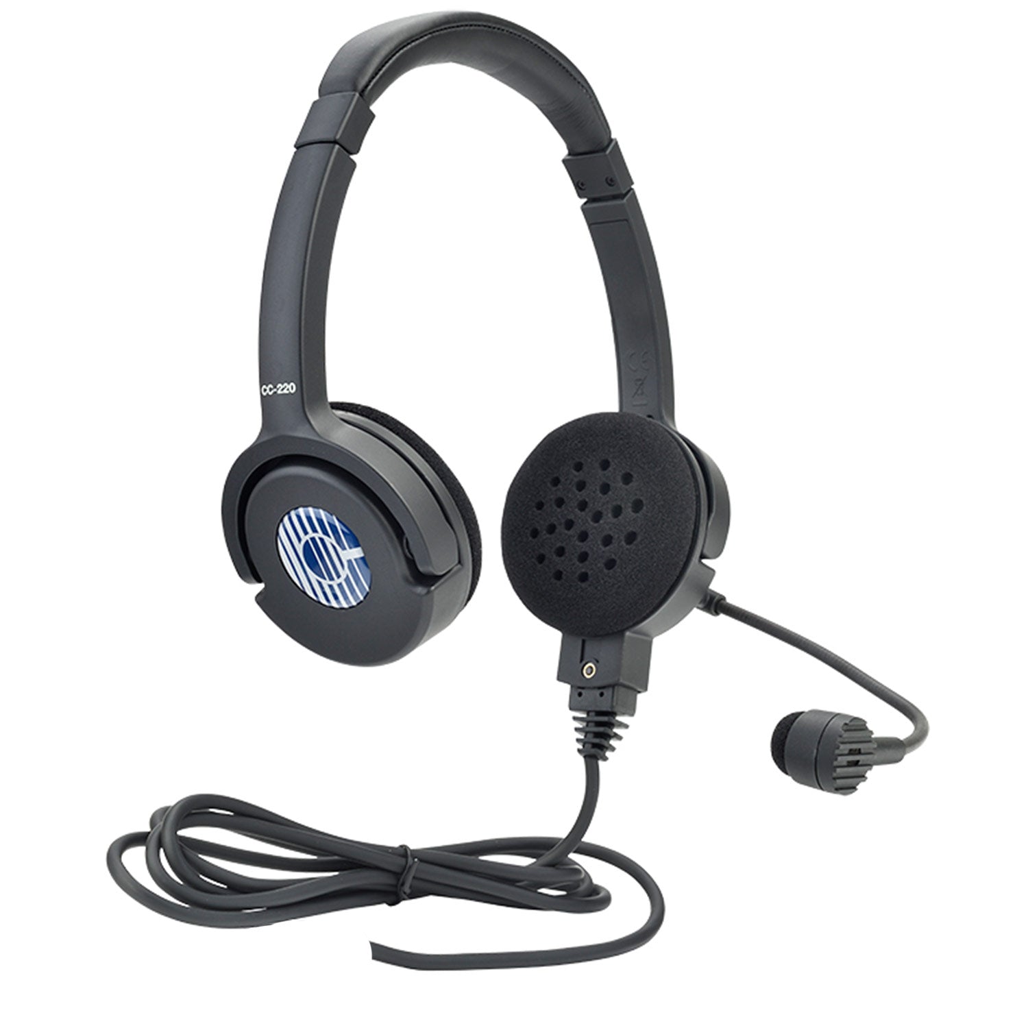 Clear-Com CC-220-X6 Lightweight Double Ear Headset (with XLR6M, Balanced Mic)