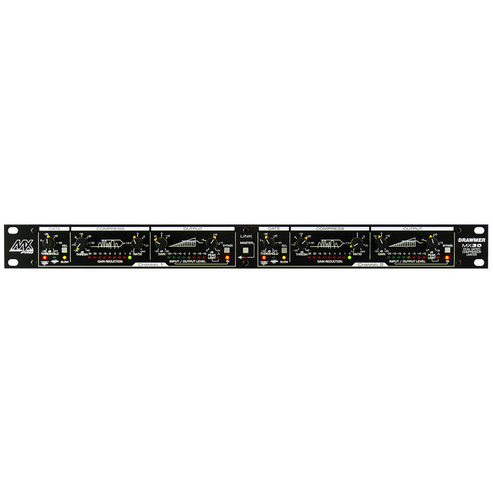 Drawmer MX30-Pro Dual Gated Compressor and Limiter