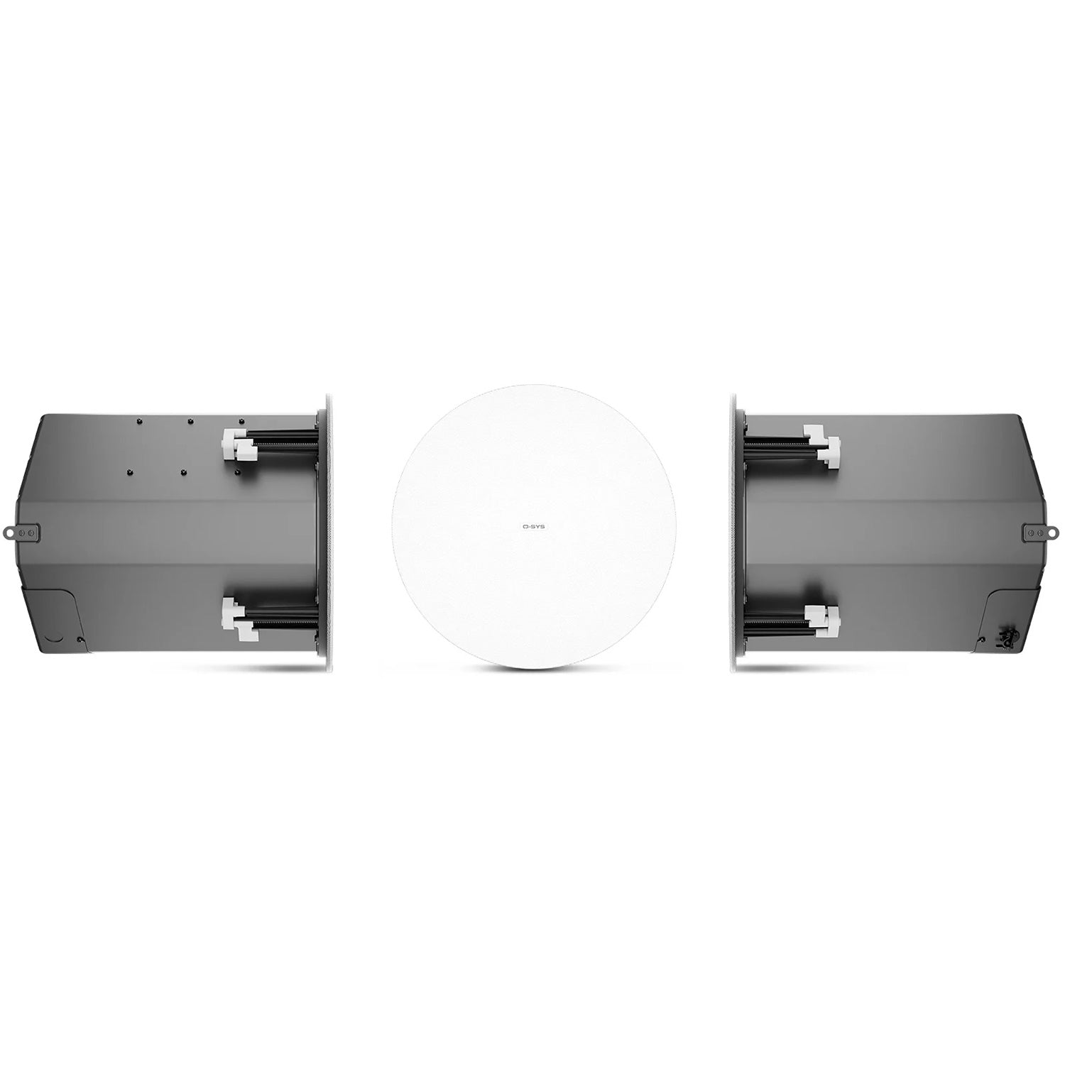 QSC AD-C8T-SWZB - AcousticDesign Zero Bezel 8-Inch Ceiling Subwoofer (White)