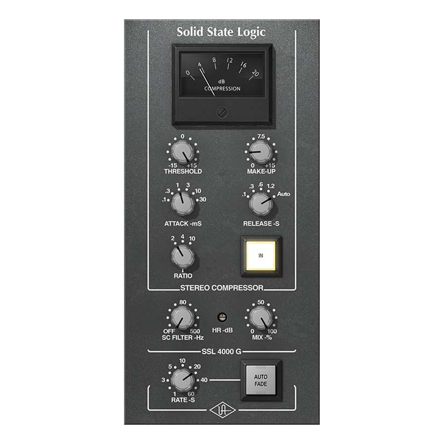 Universal Audio SSL 4000 G Bus Compressor - Legendary Dynamics Plugin (VST/AU/AAX/UAD)