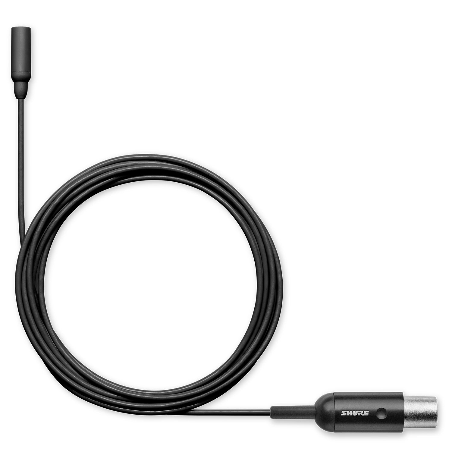 Shure TwinPlex TL48B/O-MTQG-A Subminiature Lavalier Microphone (Tailored, MTQG, Black)