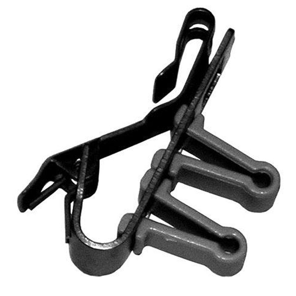 Sennheiser MZQ222 - Dual Post Tie Clip for MKE Platinum MKE2 MKE102 MKE104 Microphones - Black
