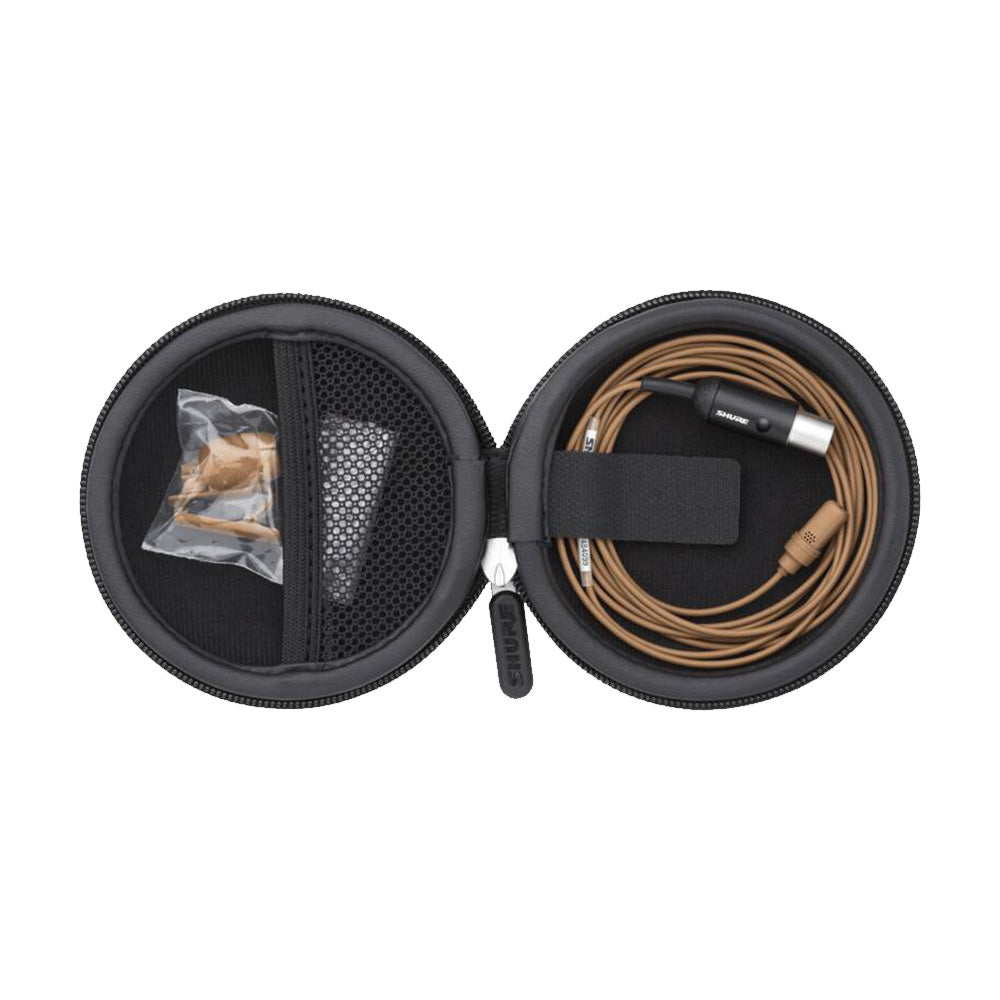 Shure UL4C/C-MTQG-A - UniPlex Lavalier Microphone (Cocoa / MTQG)