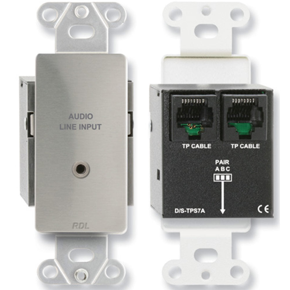 RDL DS-TPS7A Passive Single-Pair Sender - Stainless