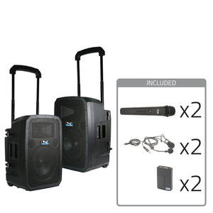 Anchor Audio Liberty 3 Hub Connect - Portable PA Package with 2x Wireless Handheld / 2x Lapel Mics